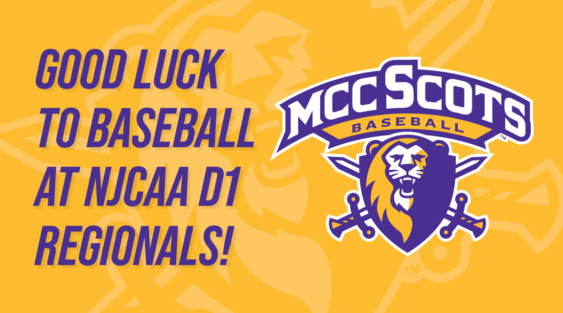 Good luck to baseball at NJCAA D1 Regionals!