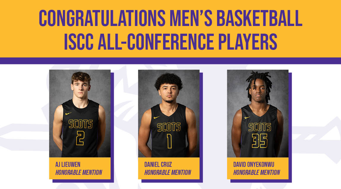 Congratulations Men's Basketball ISCC All-Conference Players