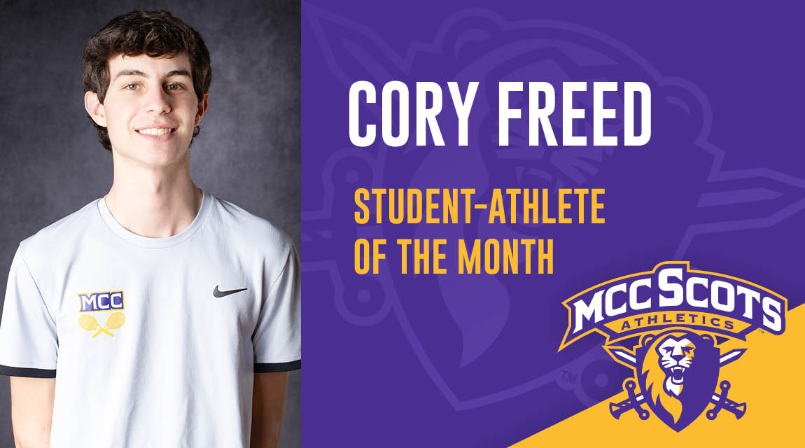 Cory Freed, Student-Athlete of the Month